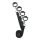 Easytoys - Bondagesett for seng (svart)