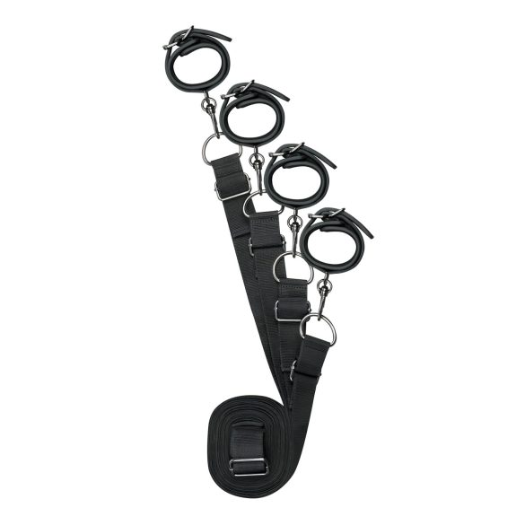 Easytoys - Bondagesett for seng (svart)