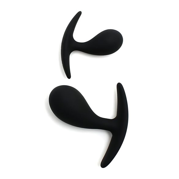 Rimba Copenhagen - Anal Plug Sett - Svart (2 stk)