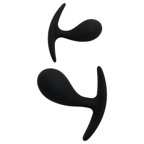 Rimba Copenhagen - Anal Plug Sett - Svart (2 stk)