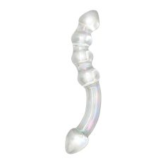 Rimba Xena - Dobbel glassdildo (gjennomsiktig)