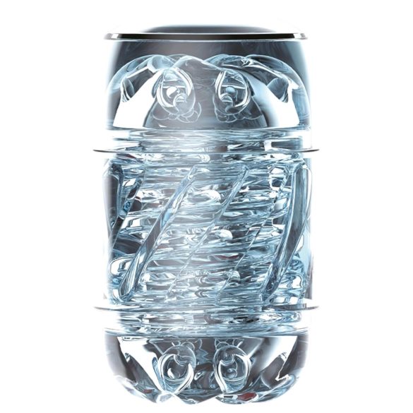 LETEN SM 500 - Opp-og-ned masturbator med mobiltelfonholder (svart)