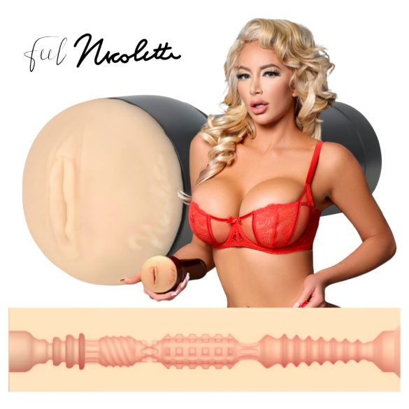 Kiiroo Nicolette Shea - realistisk vagina masturbator (natur)