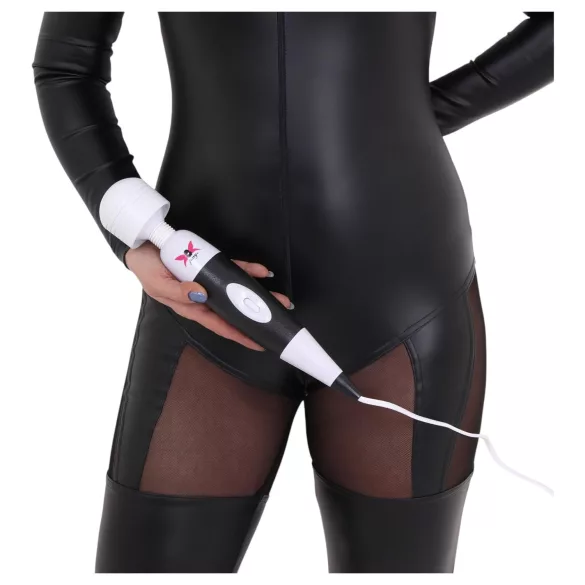 Pixey - trådbundet massasjevibrator (svart)