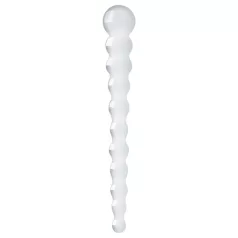 Gildo Glass No. 20 - perlet glassdildo (gjennomsiktig)