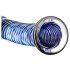 Gildo Glass No. 5 - spiral glass dildo (klar-blå)