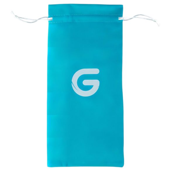 Gildo Glass No. 5 - spiral glass dildo (klar-blå)