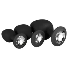 Easytoys Diamond - analpluggsett (svart)