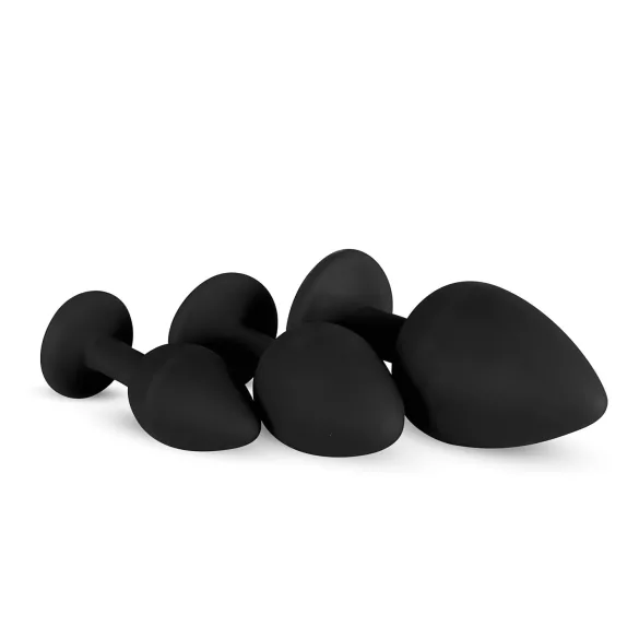 Easytoys Diamond - analpluggsett (svart)