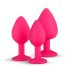 Easytoys Diamond - Anal Plug Sett (Rosa)