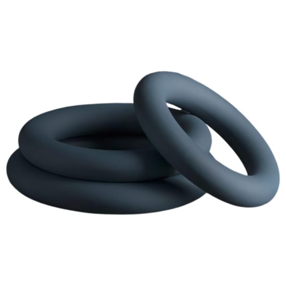 Boners - 3-delt penisringsett (grå)