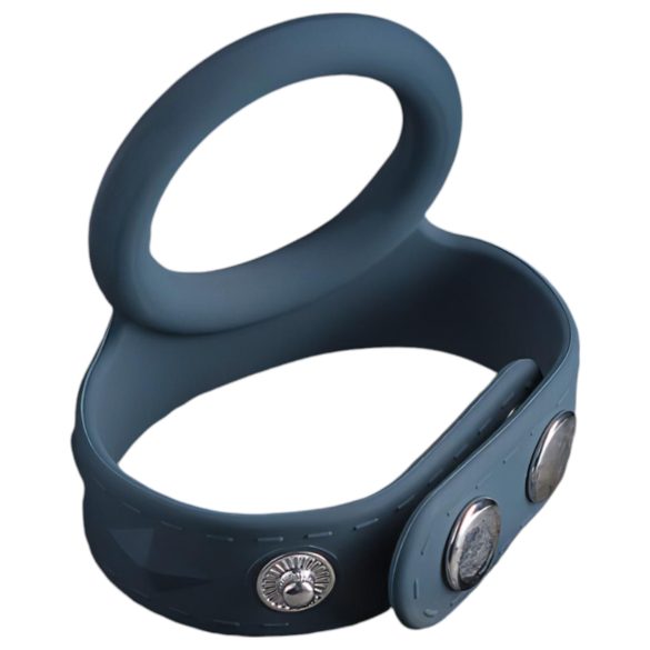 Boners L-strap - Penisring & testikkelring i ett (grå)