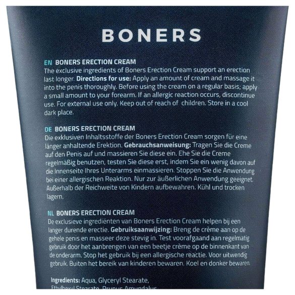 Boners Ereksjon - effektiv krem for menn (100ml)