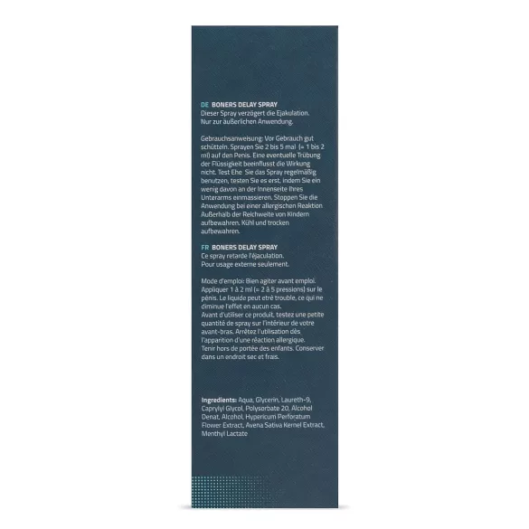 Boners Delay - utsett klimaks spray (15ml)