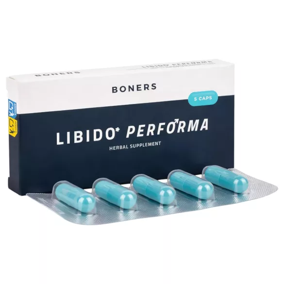 Boners Libido Performa - kosttilskuddskapsler for menn (5 stk)