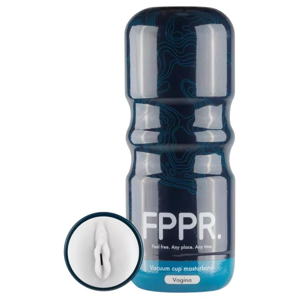 FPPR - realistisk kunstig vagina‑masturbator (hvit)
