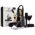 Secret Pleasure Chest - avansert BDSM-sett - 14 deler (svart)
