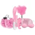 LoveBoxxx Jeg Elsker Rosa - Vibrator Og Bondage Sett (6 Deler) - Rosa
