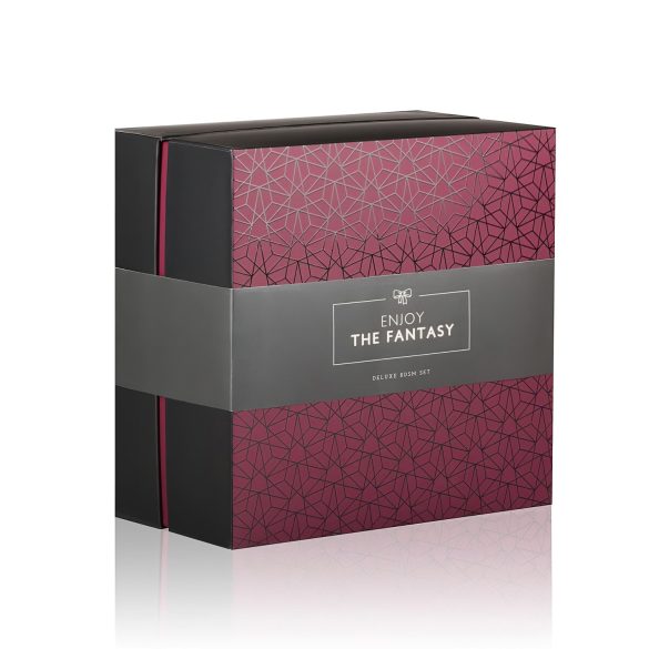 LoveBoxxx Fantasy - vibrasjonssett med bondage (6 deler)