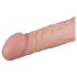 Real Fantasy Shawn - naturtro stor dildo - 35 cm (hudfarge)