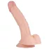Real Fantasy Derek - realistisk dildo med testikler - 22 cm (naturlig)