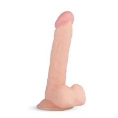   Real Fantasy Felix - naturtro dildo med testikler - 22 cm (naturlig)