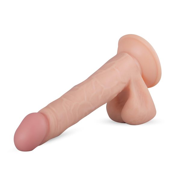 Real Fantasy Felix - naturtro dildo med testikler - 22 cm (naturlig)