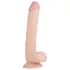 Real Fantasy Elvin - realistisk dildo med baller - 28 cm (natur)
