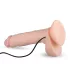 Real Fantasy Glynn - oppladbar, naturtro vibrator - 25 cm (hudfarget)