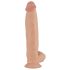 Real Fantasy Dwane - oppladbar, naturtro vibrator - 31 cm (naturlig)