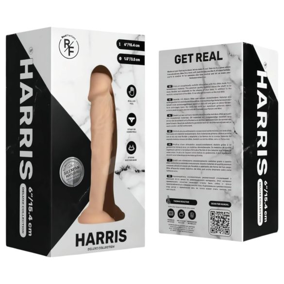 Real Fantasy Harris - naturtro dildo - 15 cm (hudfarget)