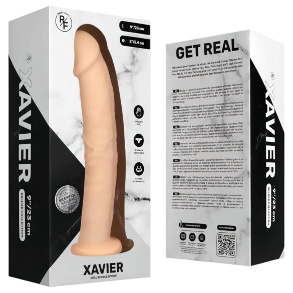 Real Fantasy Xavier - naturtro dildo - 23 cm (natur)