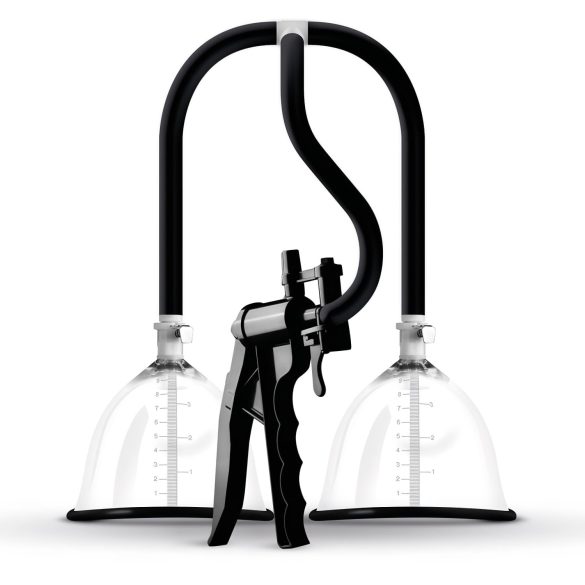 Saiz Premium - Dobbel Brystpumpe - Liten (Gjennomsiktig-Svart)