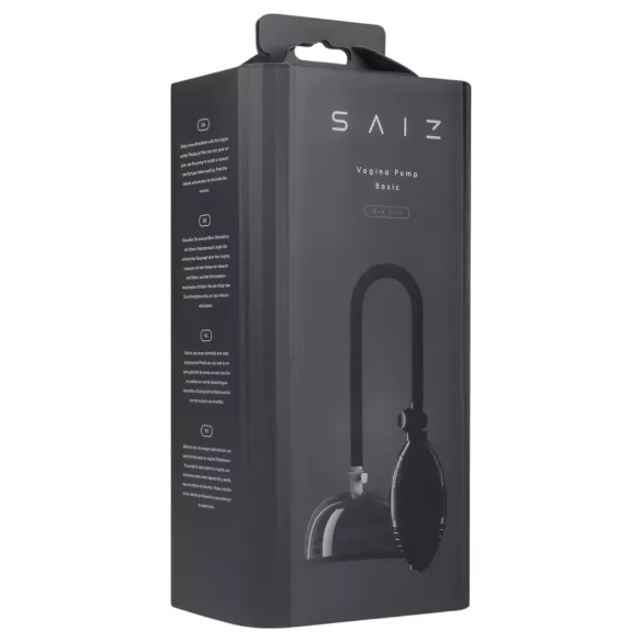 Saiz Basic - Intimpumpe (klar-svart)