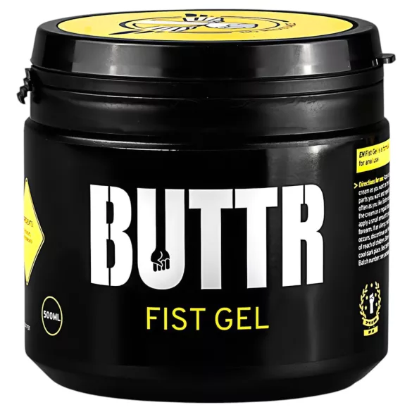 BUTTR Fisting Gel - vannbasert glidemiddel (500ml)