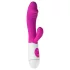 Teazers - realistisk vibrator med klitorisstimulering (rosa)