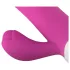 Teazers - realistisk vibrator med klitorisstimulering (rosa)