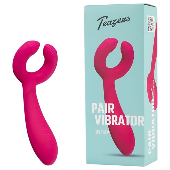 Easytoys Par - oppladbar, vanntett parvibrator (rosa)
