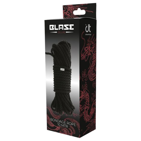 Blaze - Kinbaku bondagetau - 10m (svart)
