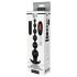 Cheeky Love - oppladbar perlevibrator med fjernkontroll for analbruk (svart)