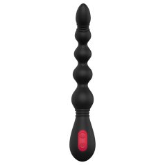 Cheeky Love - oppladbar anal vibrator med perler (svart)