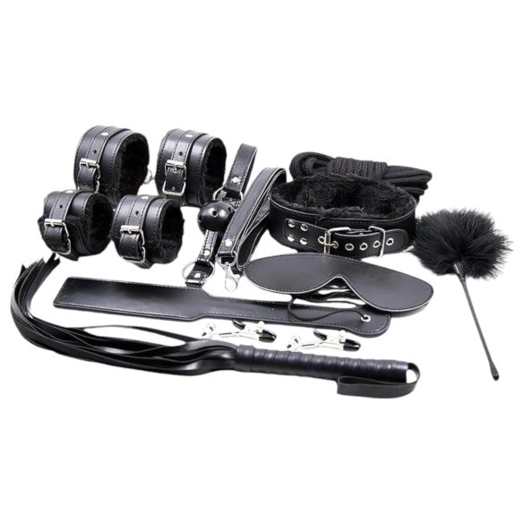 Blaze Ultimate - Bondage-sett - 10 deler (svart)