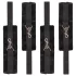 Dreamtoys Blaze - sengebindingssett med sengefester (svart)