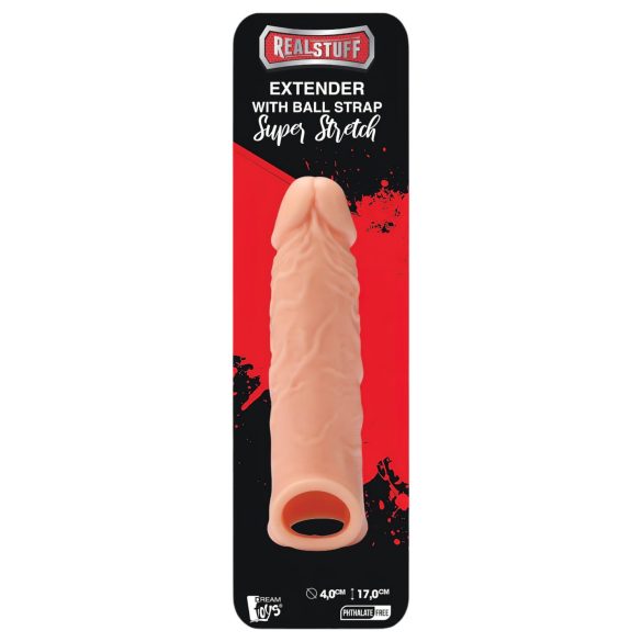 RealStuff Extender 6,5 - Naturlig Penis Sleeve (17cm)