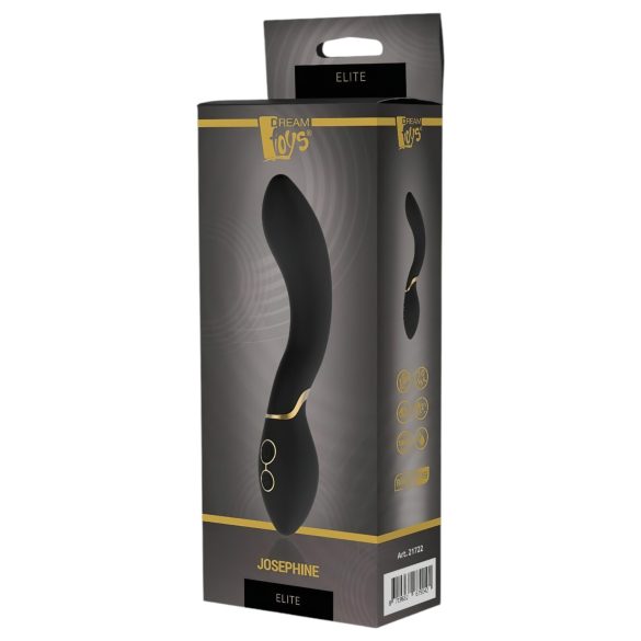 Elite Josephine - oppladbar G-punkt vibrator (svart)