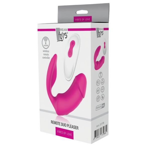 Vibes of Love Duo - 2-i-1 klitorisvibrator (rosa)