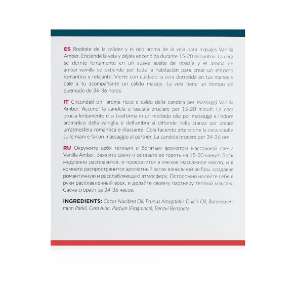 Exotiq - Massasje-lys - Vanilje-amber (200g)