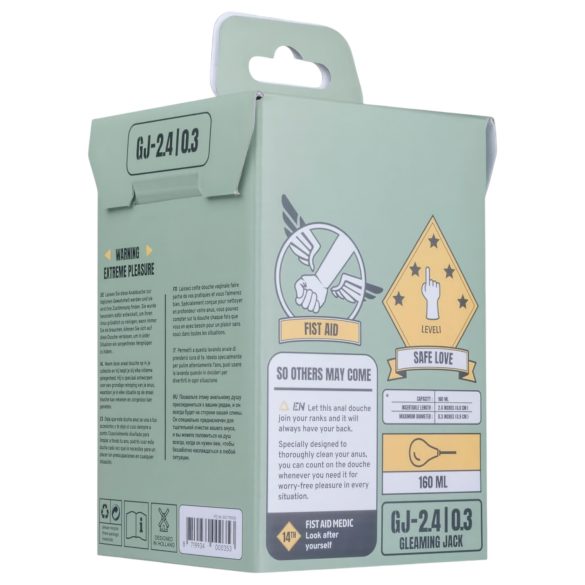 BUTTR Glansende Jack - svart analdusj