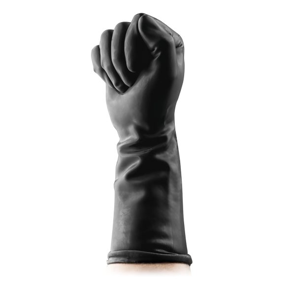 BUTTR Hansker - latex fisting, knyttnevesex hansker (svart)