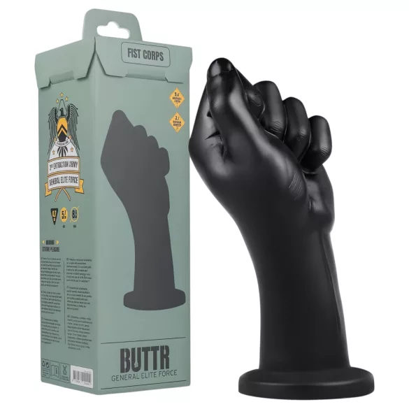BUTTR Fist Corps - fisting dildo (svart)